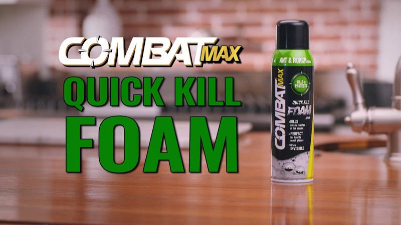 Keep Ants And Roaches Away With Combat® Max™ Ant and Roach Killer Quick Kill Foam Spray #Combat