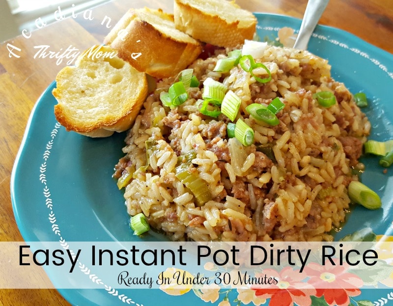 Easy Instant Pot Dirty Rice Ready In Under 30 Minutes