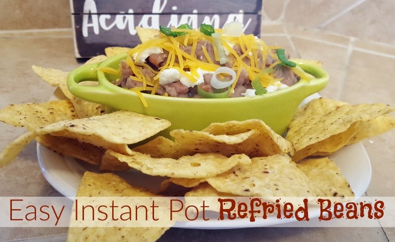 Easy Instant Pot Refried Beans 