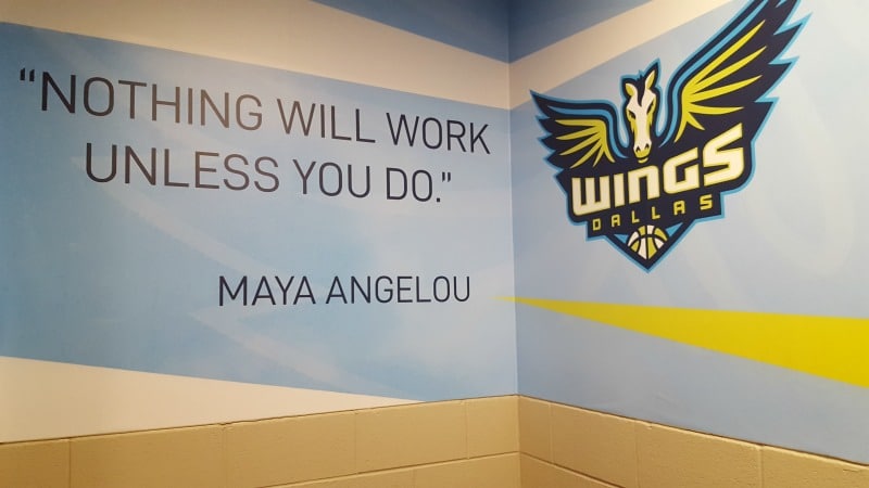 The WNBA Dallas Wings. An Inspiring Show Of Strength, Teamwork, and Athleticism