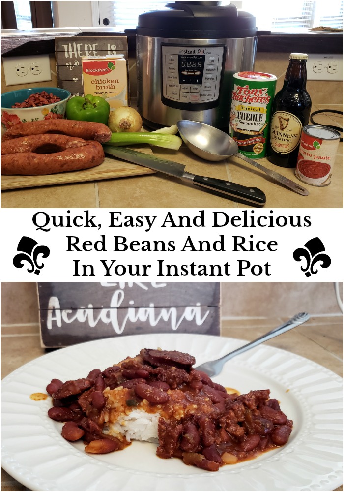 Quick, Easy And Delicious Red Beans And Rice In Your Instant Pot