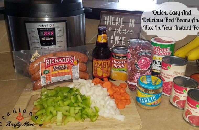 Quick, Easy And Delicious Red Beans And Rice In Your Instant Pot