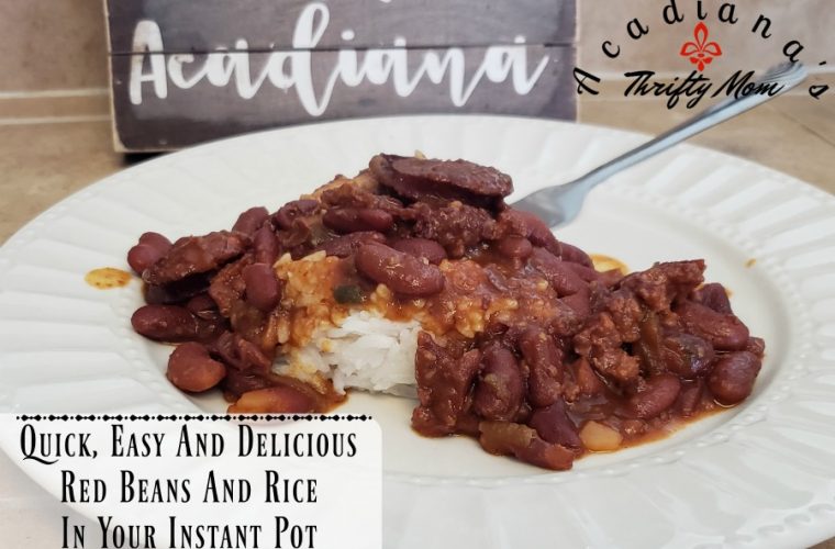 Quick, Easy And Delicious Red Beans And Rice In Your Instant Pot