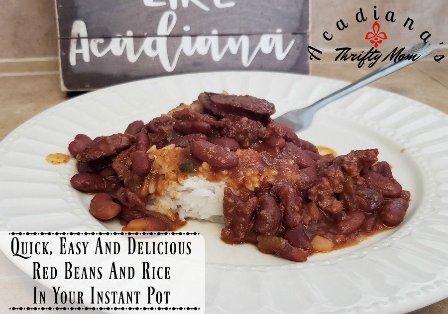 Quick, Easy And Delicious Red Beans And Rice In Your Instant Pot