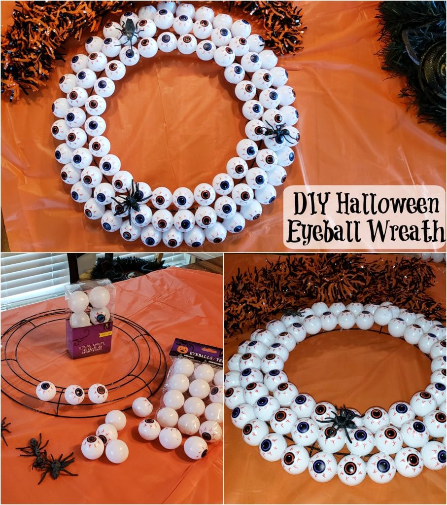 How To Make Your Own DIY Halloween Eyeball Wreath