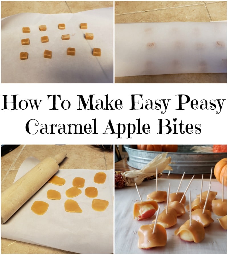 How To Make Easy Peasy Caramel Apple Bites 