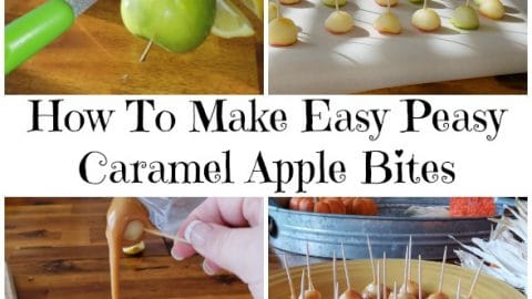 How To Make Easy Peasy Caramel Apple Bites