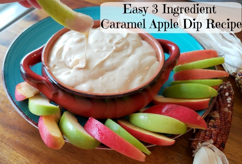 Easy 3 Ingredient Caramel Apple Dip Recipe