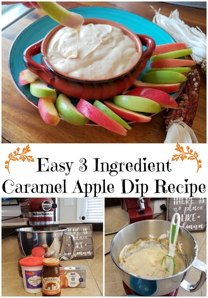 Easy 3 Ingredient Caramel Apple Dip Recipe
