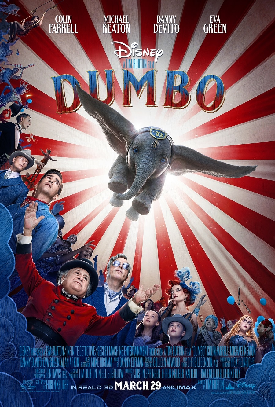 The New Trailer And Poster For Disney's Live-Action Dumbo Are Here!