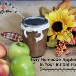 Easy 10 Minute Homemade Applesauce In Your Instant Pot