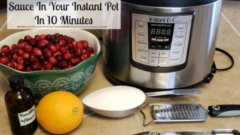 Make Fresh Cranberry Sauce In Your Instant Pot In 10 Minutes