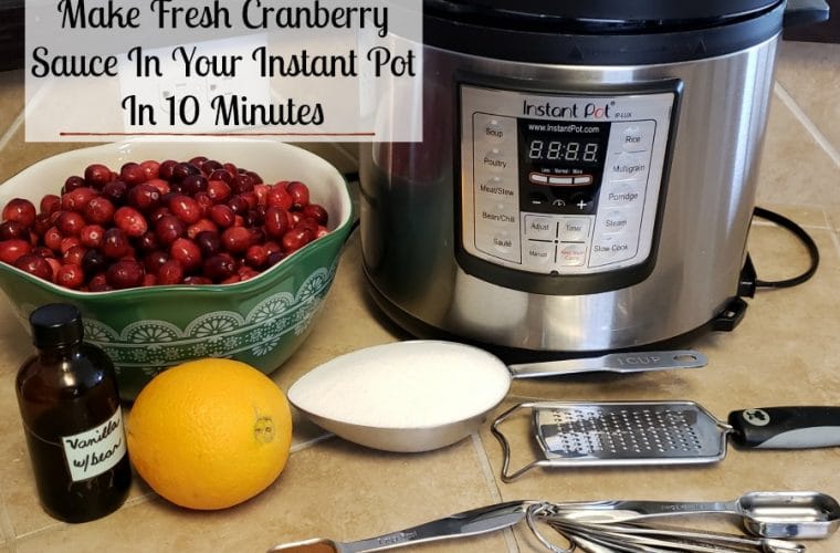 Make Fresh Cranberry Sauce In Your Instant Pot In 10 Minutes
