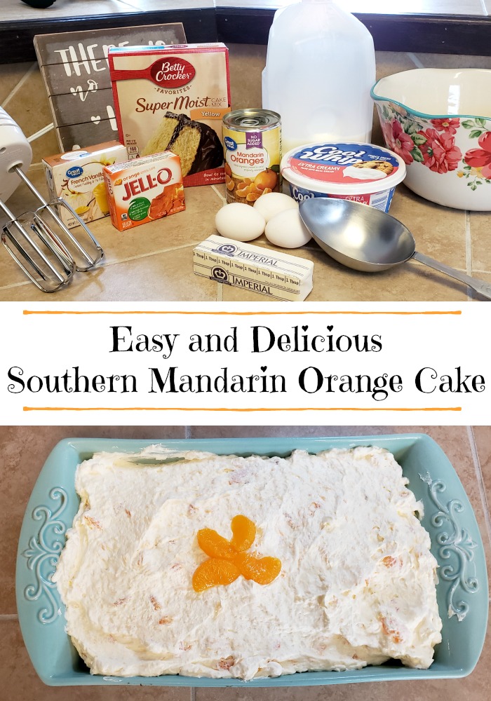 Easy and Delicious Southern Mandarin Orange Cake