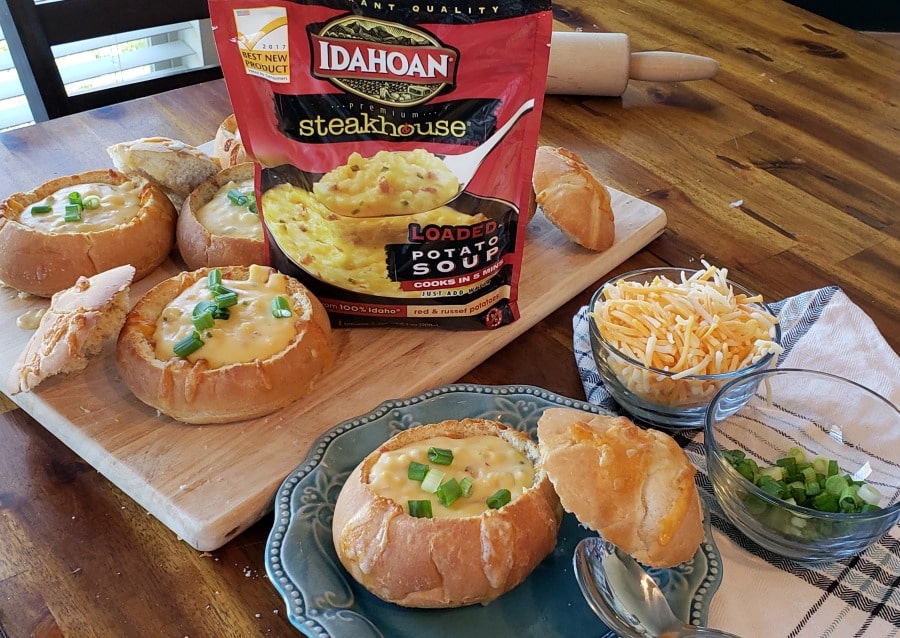 Celebrate National Soup Month With These Easy Cheesy Idahoan® Steakhouse® Soup Bowls