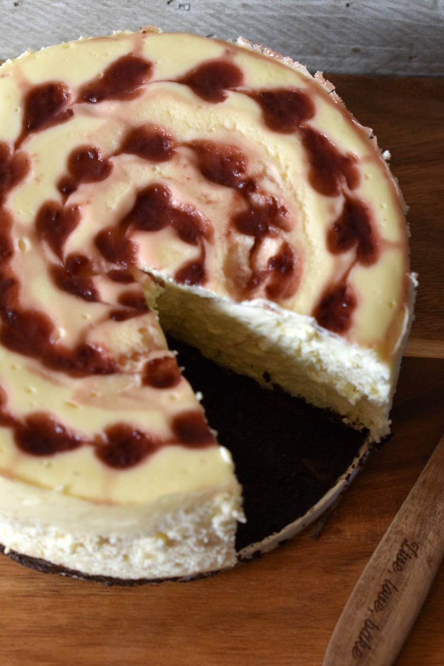 Instant Pot Raspberry Cheesecake