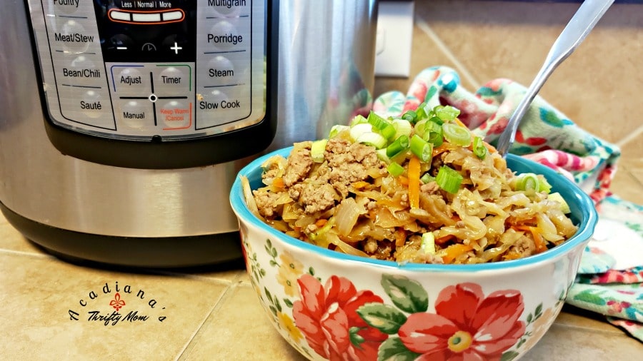 Delicious Instant Pot Egg Roll Bowls In Under 20 Minutes