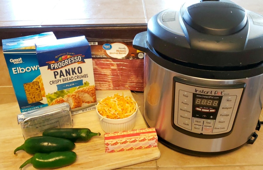 Easy Creamy Instant Pot Jalapeno Popper Macaroni and Cheese