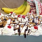 Easy Banana Split Poke Cake