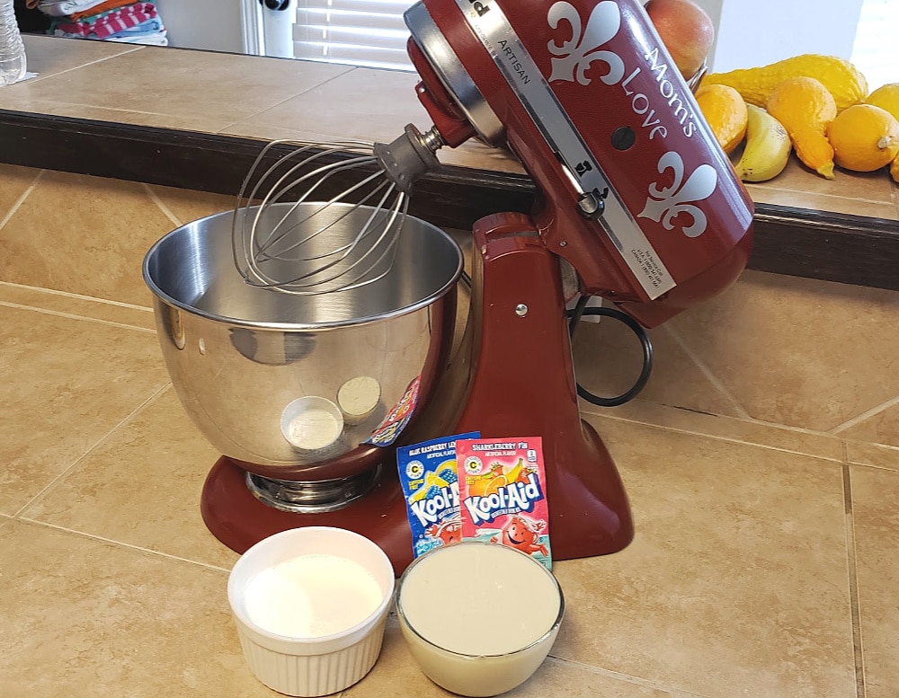 Simple Homemade Kool Aid Unicorn Ice Cream With Just 3 Ingredients 
