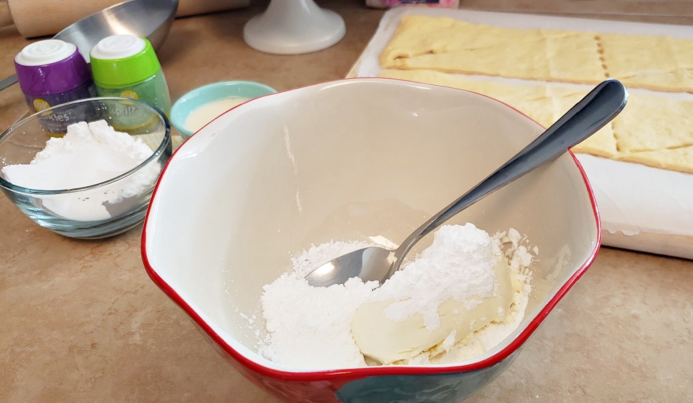 Easy Crescent King Cake Bites