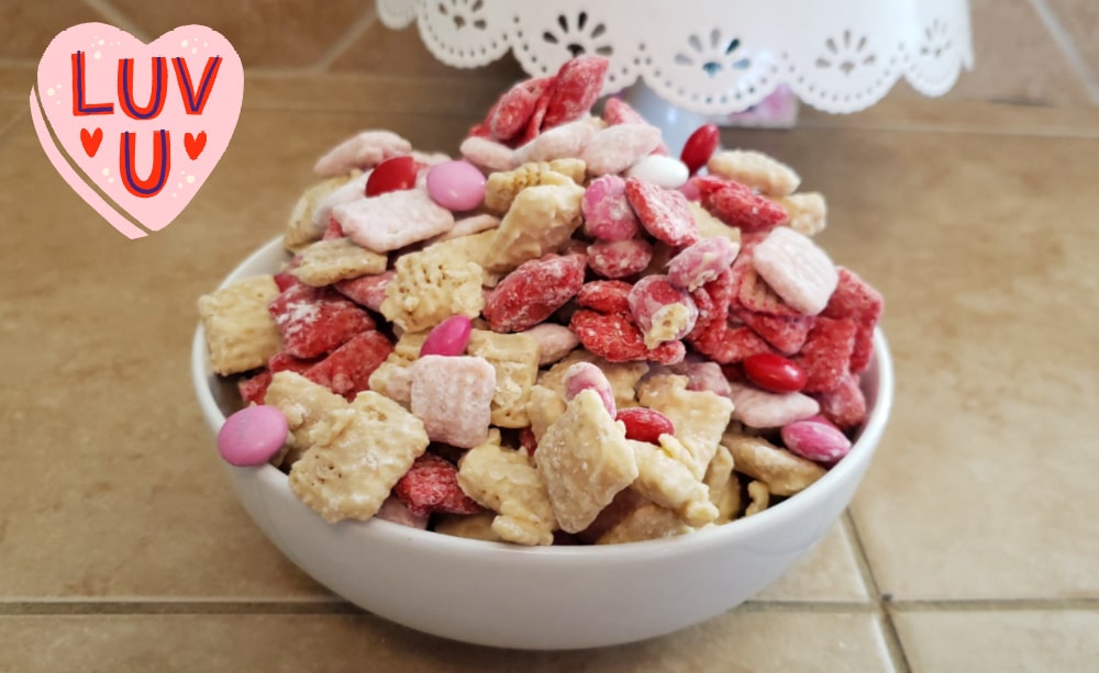 Valentine Muddy Buddies For Your Sweetheart