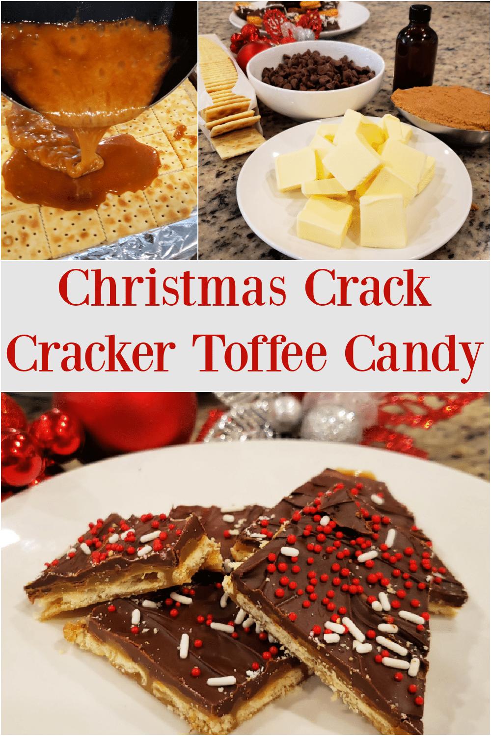 Christmas Crack Cracker Toffee Candy