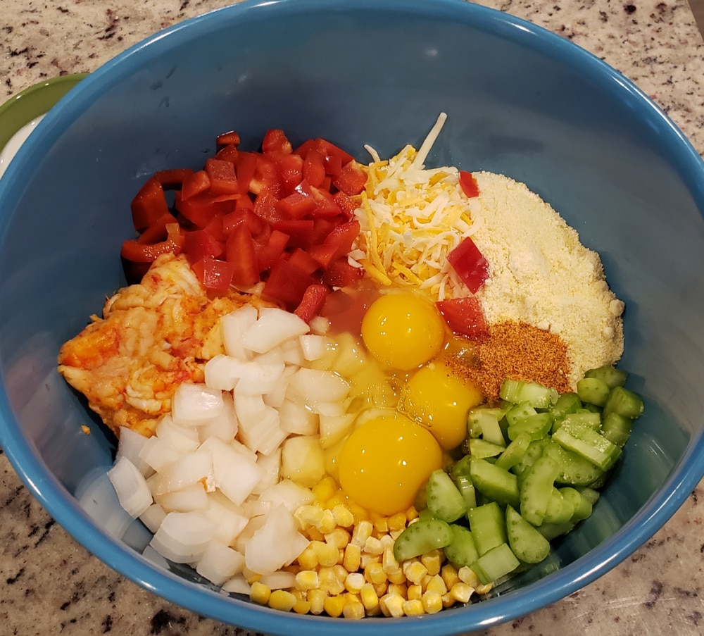 Cajun Crawfish Cornbread