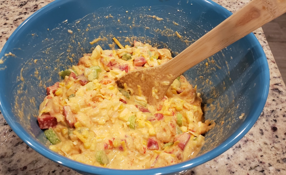 Cajun Crawfish Cornbread